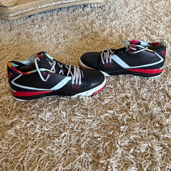 Air Jordan Flight 23 Shoes Mens 13 Black White Grey Red 317820-015 Sneaker main image 7
